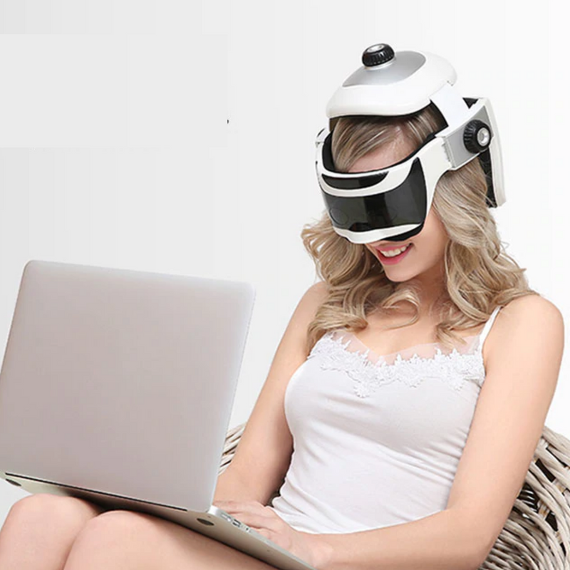 Acuscalp Electric Heating Head & Eye Massage Helmet