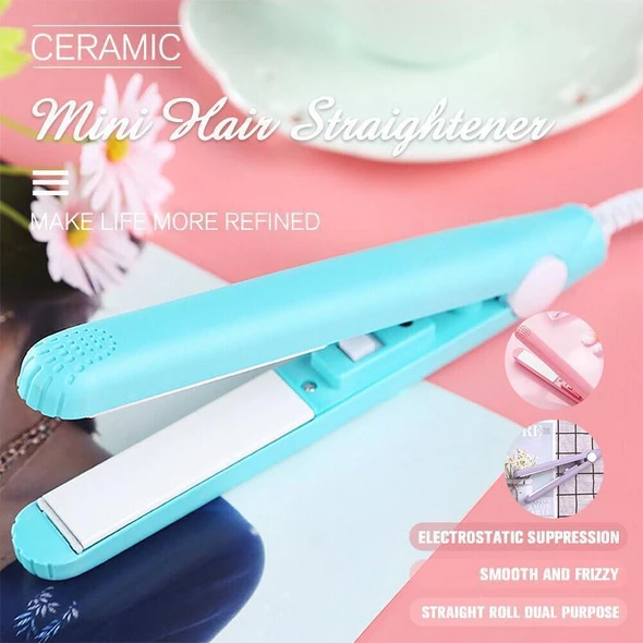 Ceramic Mini Hair Curler / Straightener