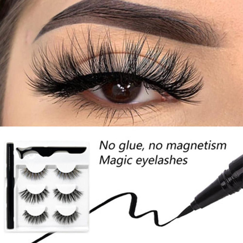Reusable Magnetic Eyelash Kit & Curler
