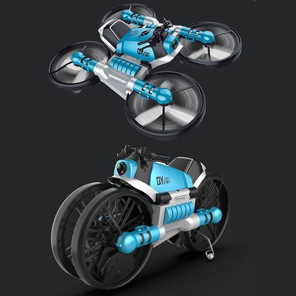 Gesture Folding Motorcycle Quadcopter Drone