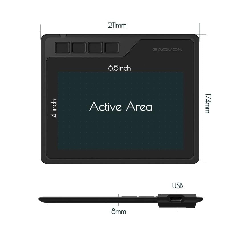 Anime HD Graphics Digital Drawing Tablet with Stylus Pen