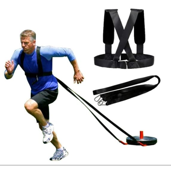 Heavy Duty Shoulder Strap Sled Harness for Tire Pull Training