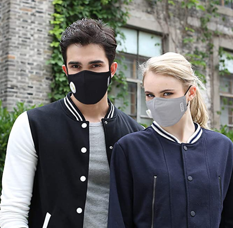 Face Masks with Breathable Valve