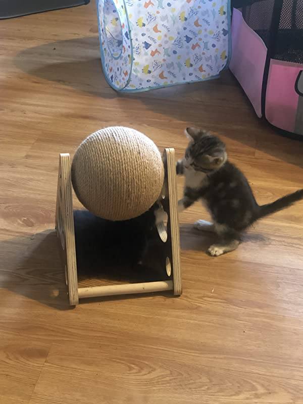 Natural Sisal Anti-Anxiety Cat Scratching Ball