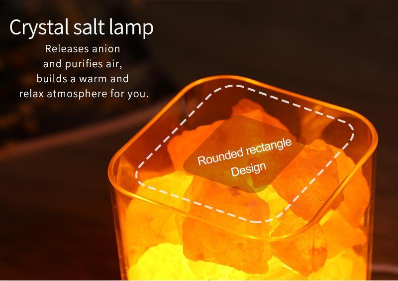 Natural Himalayan Salt LED Lamp
